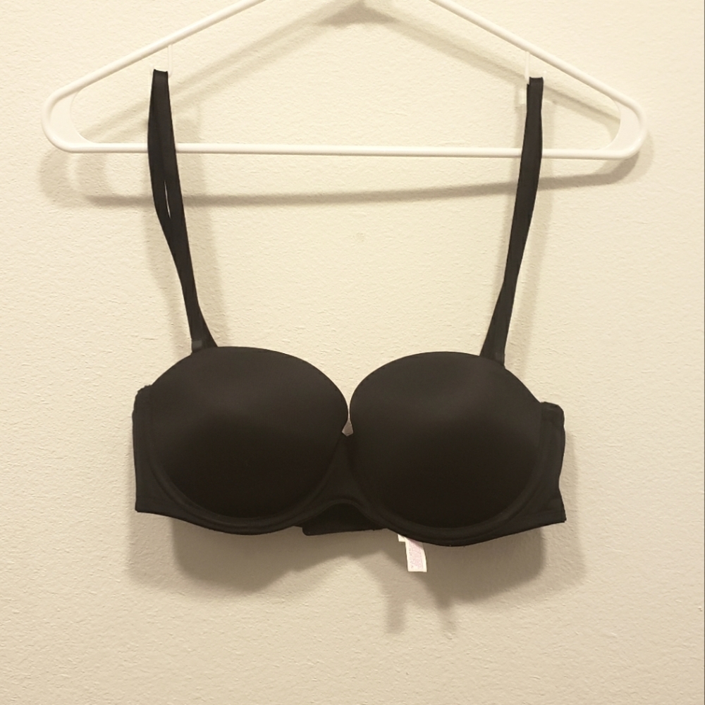 PINK| black 34C push up multi bra